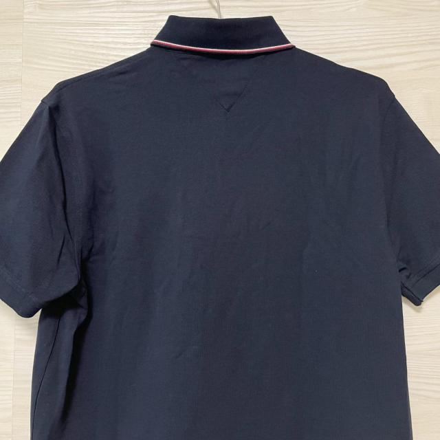 トミーヒルフィガー ポロシャツ M 半袖 ロゴ シンプル メンズ ネイビー < 男性ファッション トミーヒルフィガー ポロシャツ M 半袖 ロゴ シンプル メンズ ネイビー < 男性ファッションの