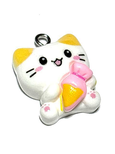 817 お料理ねこちゃん ホイップ 1個 樹脂パーツ アクセサリーチャーム 猫 ネコ < ペット/手芸/園芸 817 お料理ねこちゃん ホイップ 1個 樹脂パーツ アクセサリーチャーム 猫 ネコ < ペット/手芸/園芸の