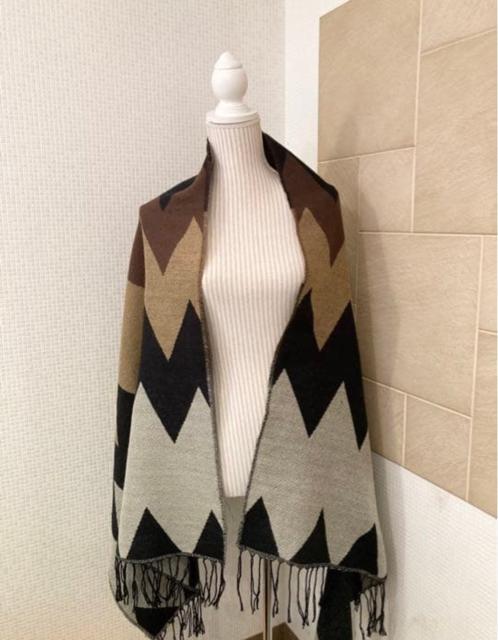 大判 ブラウン系マフラー < 女性ファッション 大判 ブラウン系マフラー < 女性ファッションの