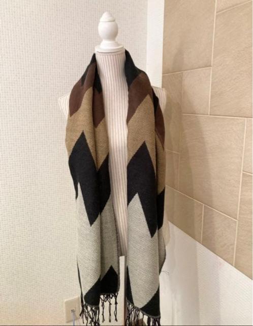 大判 ブラウン系マフラー < 女性ファッション 大判 ブラウン系マフラー < 女性ファッションの