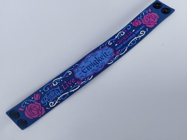 BanG Dream! (バンドリ!) 7th LIVE Hitze & Roselia Live Ewigkeit リストバンド < アニメ/コミック/キャラクター BanG Dream! (バンドリ!) 7th LIVE Hitze & Roselia Live Ewigkeit リストバンド < アニメ/コミック/キャラクターの