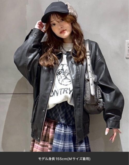 ロデオクラウンズ★ 【UNISEX】ヴィンテージフェイクレザーブルゾン(L) < ブランド ロデオクラウンズ★ 【UNISEX】ヴィンテージフェイクレザーブルゾン(L) < ブランドの