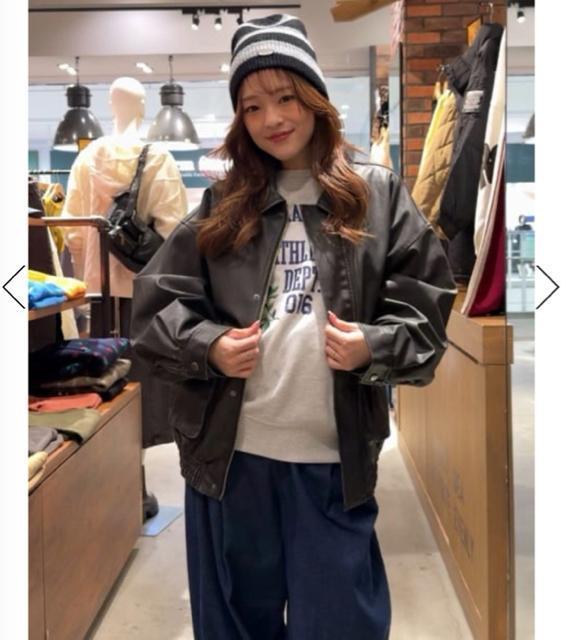 ロデオクラウンズ★ 【UNISEX】ヴィンテージフェイクレザーブルゾン(L) < ブランド ロデオクラウンズ★ 【UNISEX】ヴィンテージフェイクレザーブルゾン(L) < ブランドの