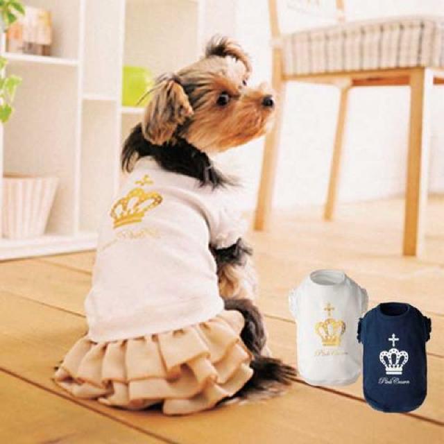 ピンククラウンフリルトレーナー L ブルー★新品 〜5kg位 < ペット/手芸/園芸  ピンククラウンフリルトレーナー L ブルー★新品 〜5kg位  < ペット/手芸/園芸の