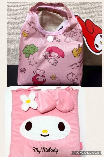【マイメロディ】2点『 シートクッション & エコバッグ 』新品 < おもちゃ  【マイメロディ】2点『 シートクッション & エコバッグ 』新品  < おもちゃの