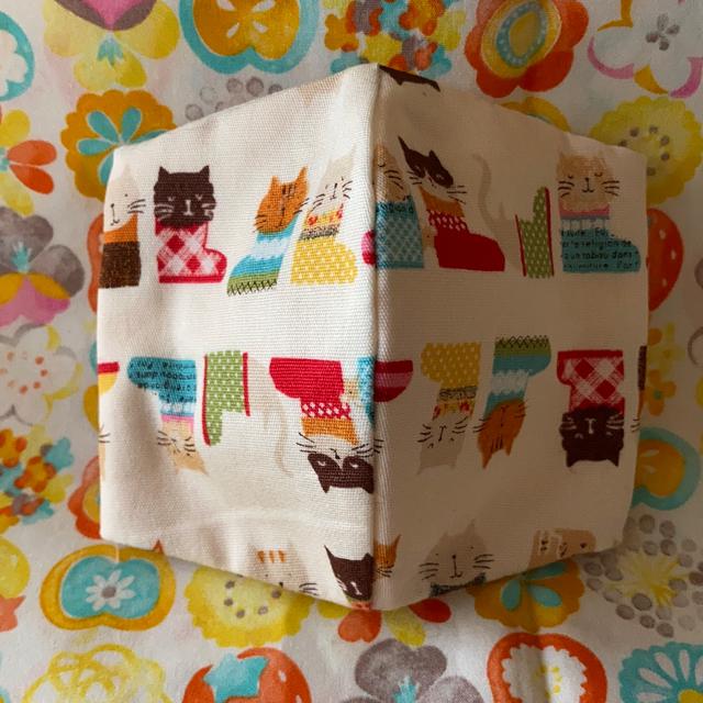 HMインナーマスク(幼児用)ネコ柄 < キッズ/ベビー  HMインナーマスク(幼児用)ネコ柄  < キッズ/ベビーの