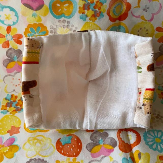 HMインナーマスク(幼児用)ネコ柄 < キッズ/ベビー  HMインナーマスク(幼児用)ネコ柄 < キッズ/ベビーの