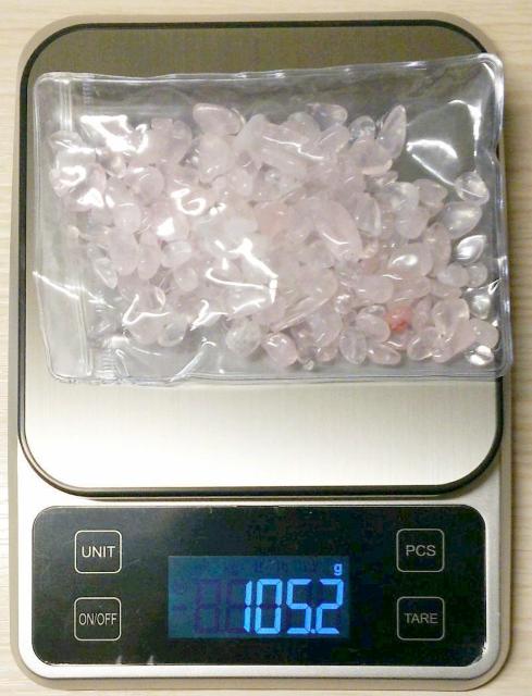 ローズクォーツ さざれ100g 浄化用 中粒 105g 8-25mm < インテリア/ライフ  ローズクォーツ さざれ100g 浄化用 中粒 105g 8-25mm < インテリア/ライフの