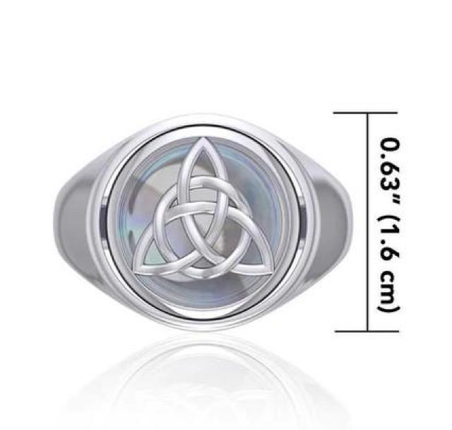 PS: Celtic Triquetra Flip Ring TRI151 < 女性アクセサリー/時計  PS: Celtic Triquetra Flip Ring TRI151 < 女性アクセサリー/時計の