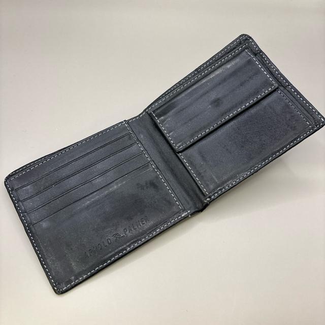 即決 ARNOLD PALMER アーノルドパーマー 二つ折り財布 ブラック < ブランド  即決 ARNOLD PALMER アーノルドパーマー 二つ折り財布 ブラック < ブランドの