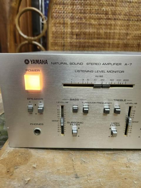 YAMAHAの伝説的名機!!整備済超美品!プリメインアンプA-7a < 家電/AV  YAMAHAの伝説的名機!!整備済超美品!プリメインアンプA-7a < 家電/AVの