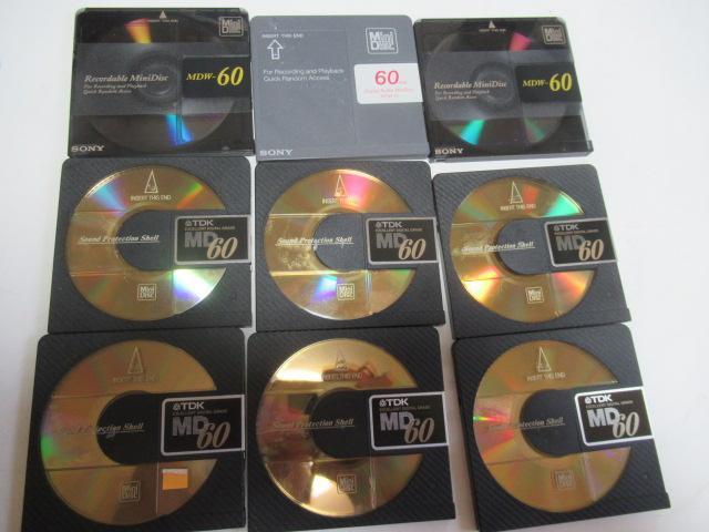 MDディスク TDK製及びSONY製 各60分 9枚セット。初期化済み。 < 家電/AV  MDディスク TDK製及びSONY製 各60分 9枚セット。初期化済み。 < 家電/AVの