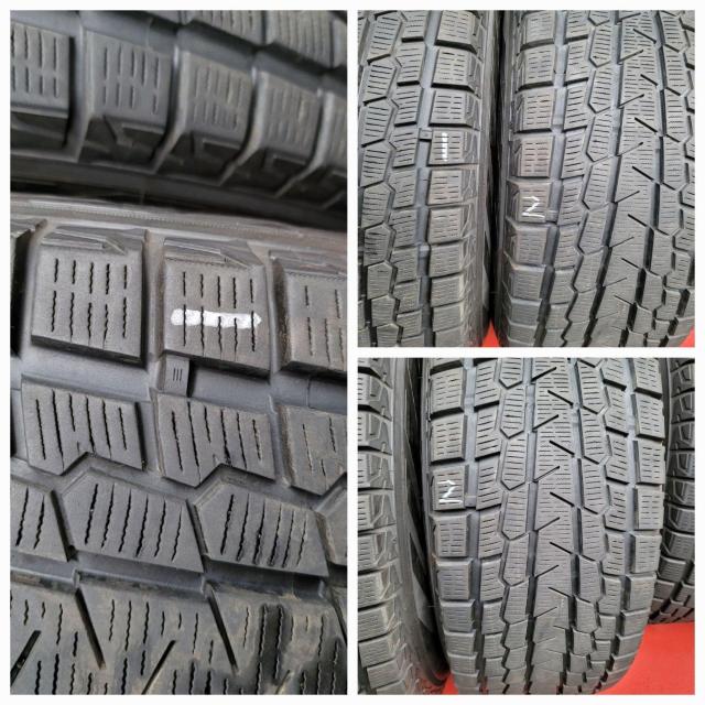 深いリムブリヂストン LIUFENG CV201 16インチ 8J ±0 PCD 139.7 6穴 ハブ110スタッドレスタイヤ付 < 自動車/バイク 深いリムブリヂストン LIUFENG CV201 16インチ 8J ±0 PCD 139.7 6穴 ハブ110スタッドレスタイヤ付 < 自動車/バイク