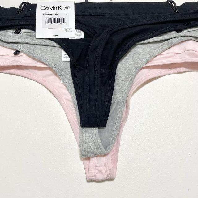 カルバンクライン Tバック L ショーツ 3枚セット 下着 レディース 可愛い < 女性ファッション カルバンクライン Tバック L ショーツ 3枚セット 下着 レディース 可愛い < 女性ファッションの