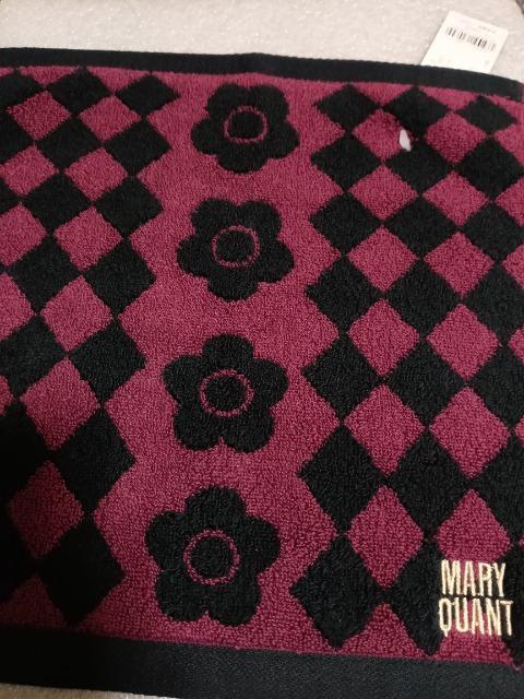 新品 マリークワント タオル ハンカチ ボルドー デイジー < ブランド 新品 マリークワント タオル ハンカチ ボルドー デイジー < ブランドの