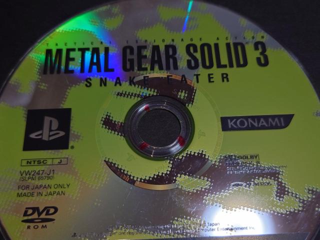 PS2 メタルギアソリッド3 スネークイーター / MGS3 チラシ付き < ゲーム本体/ソフト PS2 メタルギアソリッド3 スネークイーター / MGS3 チラシ付き < ゲーム本体/ソフトの