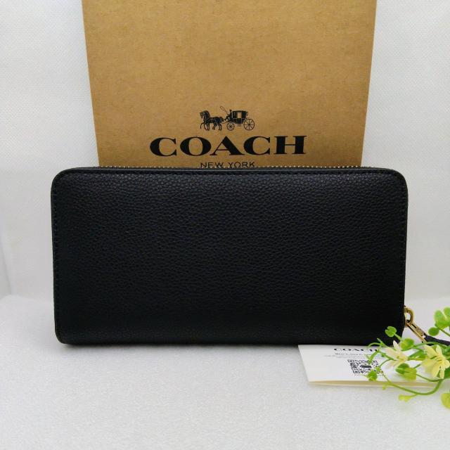 新品COACH アコーディオンジップウォレット 長財布 ブラック < ブランド 新品COACH アコーディオンジップウォレット 長財布 ブラック < ブランドの