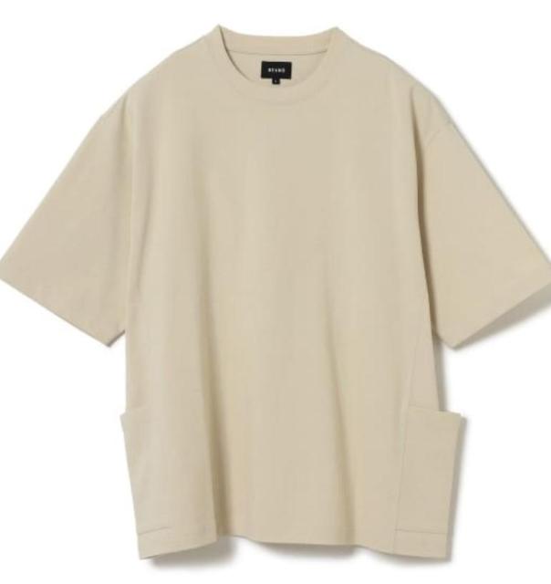 メンズ サイドポケット ルーズTシャツ < 男性ファッション メンズ サイドポケット ルーズTシャツ < 男性ファッションの