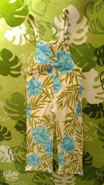 激カワッ(*σ>∀<)ハイビスカス柄♪オーバーオール□サロペット < 女性ファッション  激カワッ(*σ>∀<)ハイビスカス柄♪オーバーオール□サロペット < 女性ファッションの