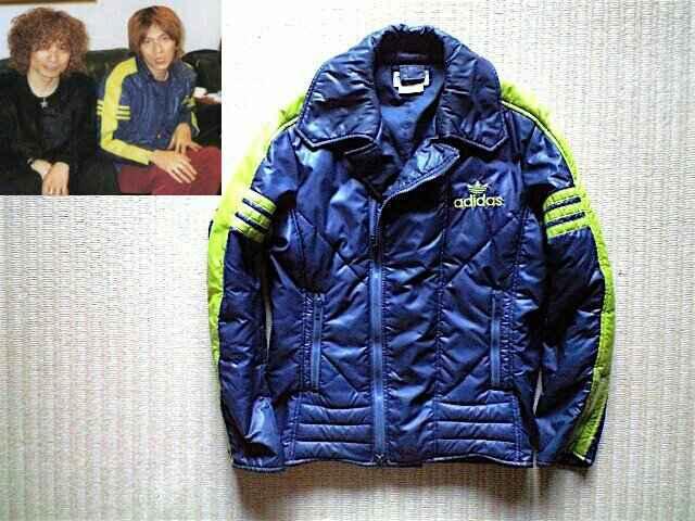 80s adidas ヴィンテージ中綿入り ライダース ジャケット 吉井和哉着 Sサイズ < ブランド  80s adidas ヴィンテージ中綿入り ライダース ジャケット 吉井和哉着 Sサイズ < ブランドの