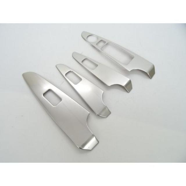 マツダ ステンレス ドアスイッチ パネル カバー パワーウインドウ デミDJ3AS DJ3FS DJ5A < 自動車/バイク マツダ ステンレス ドアスイッチ パネル カバー パワーウインドウ デミDJ3AS DJ3FS DJ5A < 自動車/バイク