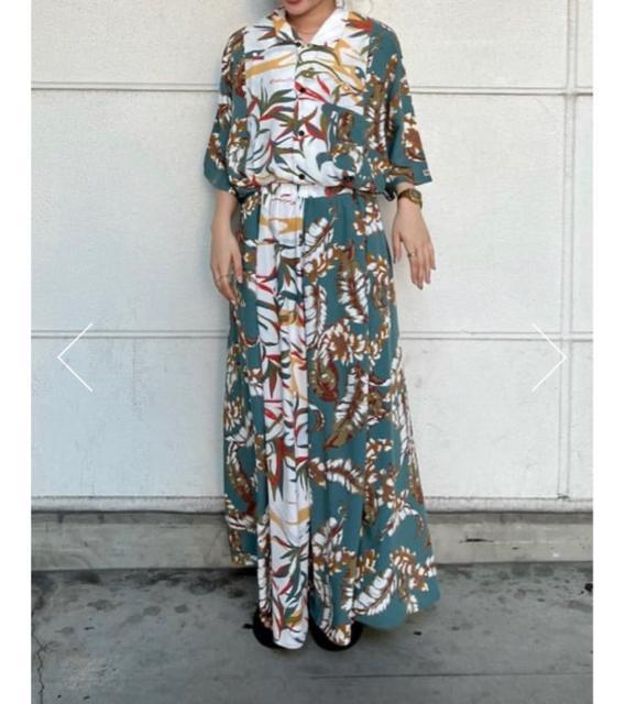 ロデオ★アロハ柄セットアップ(柄GRN) < ブランド ロデオ★アロハ柄セットアップ(柄GRN) < ブランドの