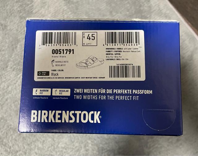 試し履きのみ BIRKENSTOCK Arizona ビルケンシュトック アリゾナ BLACK 45/29cm レギュラーフィット < ブランド  試し履きのみ BIRKENSTOCK Arizona ビルケンシュトック アリゾナ BLACK 45/29cm レギュラーフィット < ブランドの