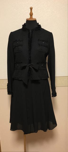 未使用 ツイード三点スーツセットアップ 黒5 < 女性ファッション  未使用 ツイード三点スーツセットアップ 黒5  < 女性ファッションの