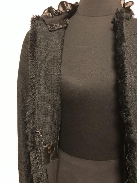 未使用 ツイード三点スーツセットアップ 黒5 < 女性ファッション  未使用 ツイード三点スーツセットアップ 黒5 < 女性ファッションの