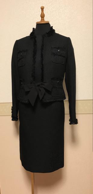 未使用 ツイード三点スーツセットアップ 黒5 < 女性ファッション  未使用 ツイード三点スーツセットアップ 黒5 < 女性ファッションの