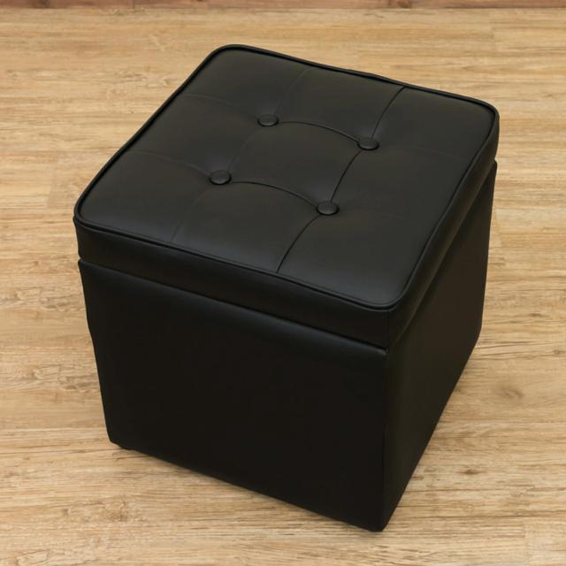 【送料無料】収納スツール 椅子 イス 収納ボックス クッション 合皮 PVCレザー < インテリア/ライフ 【送料無料】収納スツール 椅子 イス 収納ボックス クッション 合皮 PVCレザー < インテリア/ライフの