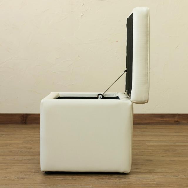 【送料無料】収納スツール 椅子 イス 収納ボックス クッション 合皮 PVCレザー < インテリア/ライフ 【送料無料】収納スツール 椅子 イス 収納ボックス クッション 合皮 PVCレザー < インテリア/ライフの