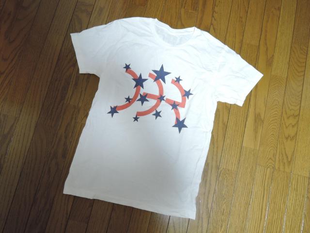 M THANK YOU FRIENDS エム Tシャツ XS 白 コラボモデル ☆星柄 TMT < ブランド M THANK YOU FRIENDS エム Tシャツ XS 白 コラボモデル ☆星柄 TMT < ブランドの