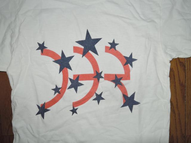 M THANK YOU FRIENDS エム Tシャツ XS 白 コラボモデル ☆星柄 TMT < ブランド M THANK YOU FRIENDS エム Tシャツ XS 白 コラボモデル ☆星柄 TMT < ブランドの