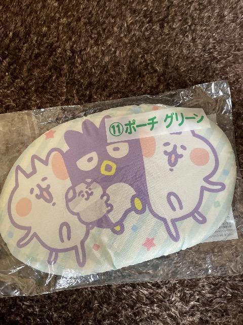 ♯新品♯カナヘイの小動物 × バッドばつ丸 ポーチ グリーン サンリオくじ < おもちゃ  ♯新品♯カナヘイの小動物 × バッドばつ丸 ポーチ グリーン サンリオくじ  < おもちゃの