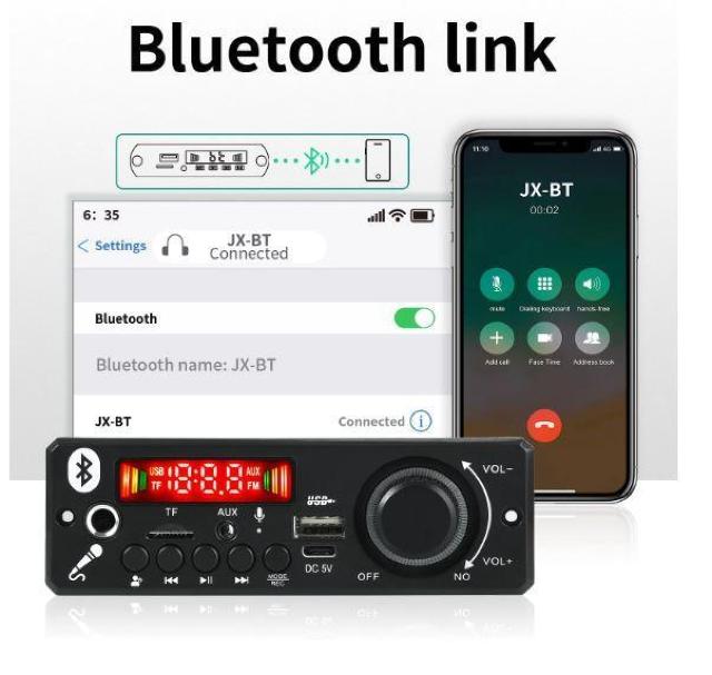 DIY MP3 デコーダーボード DC5V 1A 6W アンプ内蔵 Bluetooth 5.0 ブルートゥース 3.5mm < 自動車/バイク DIY MP3 デコーダーボード DC5V 1A 6W アンプ内蔵 Bluetooth 5.0 ブルートゥース 3.5mm < 自動車/バイク