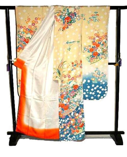 【最高級】美品 暈し染め 花尽くし 華やかな振袖 身丈163.5cm 裄丈64cm T3540 < 女性ファッション  【最高級】美品 暈し染め 花尽くし 華やかな振袖 身丈163.5cm 裄丈64cm T3540 < 女性ファッションの