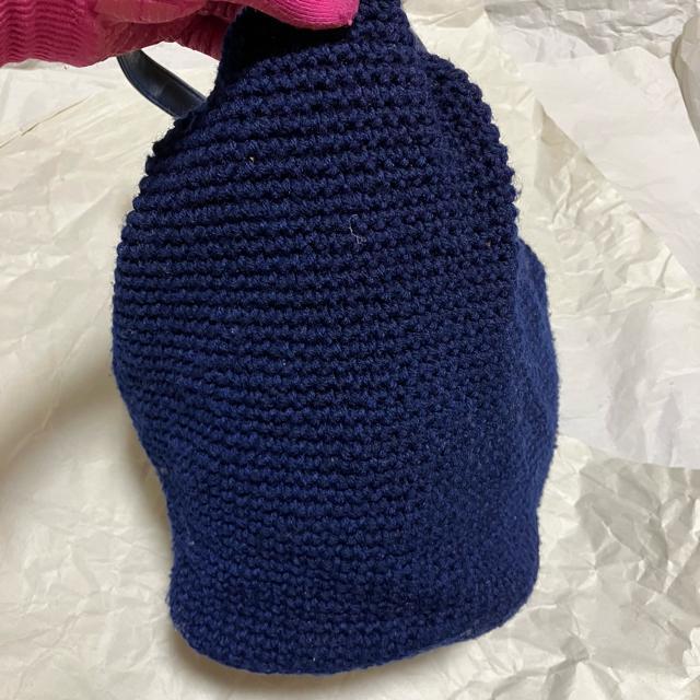 【ノーブランド扱い】 〈お洒落〉ハンドバッグ / ネイビー < 女性ファッション 【ノーブランド扱い】 〈お洒落〉ハンドバッグ / ネイビー < 女性ファッションの