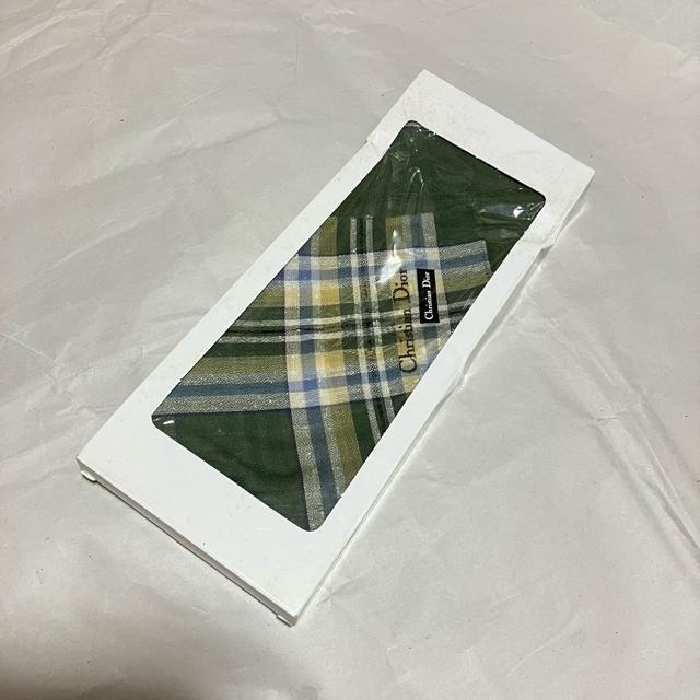 【長期保管未使用品】【Christian Dior】 綿100% / ハンカチ < ブランド 【長期保管未使用品】【Christian Dior】 綿100% / ハンカチ < ブランドの