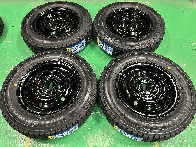 0092415)国産新品ダンロップウィンターマックス4本艶有ブラックスチールホイール145/80R12LT80/78N送料無料 < 自動車/バイク 0092415)国産新品ダンロップウィンターマックス4本艶有ブラックスチールホイール145/80R12LT80/78N送料無料 < 自動車/バイク
