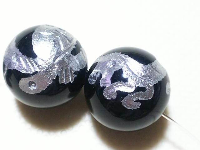 天然石★オニキス 四神(銀彫り)12mm < 女性アクセサリー/時計  天然石★オニキス 四神(銀彫り)12mm < 女性アクセサリー/時計の
