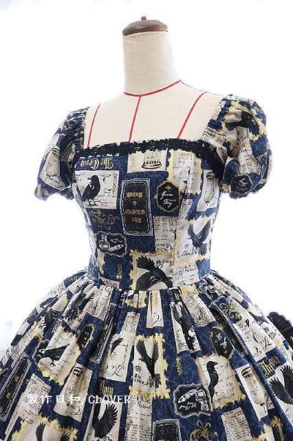 青鴉柄OP S〜Mサイズ < 女性ファッション 青鴉柄OP S〜Mサイズ < 女性ファッションの