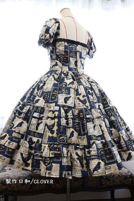 青鴉柄OP S〜Mサイズ < 女性ファッション 青鴉柄OP S〜Mサイズ < 女性ファッションの