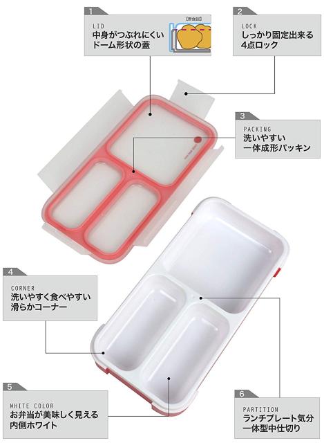 弁当箱  薄型 フードマン 400ml < インテリア/ライフ  弁当箱  薄型 フードマン 400ml < インテリア/ライフの