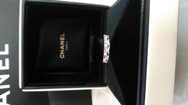 美品CHANELプラチナ950マトラッセ&フルダイヤリング < ブランド 美品CHANELプラチナ950マトラッセ&フルダイヤリング < ブランドの