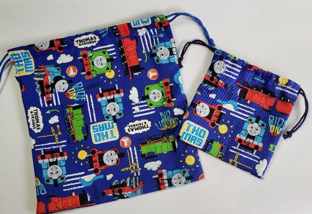 17K 【本日限定】 トーマス 巾着2枚(*^^*)ハンドメイド  < キッズ/ベビー  17K 【本日限定】 トーマス 巾着2枚(*^^*)ハンドメイド  < キッズ/ベビーの