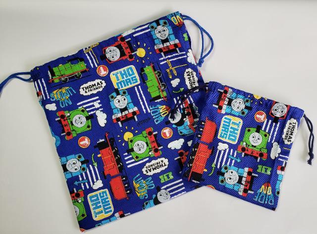 17K 【本日限定】 トーマス 巾着2枚(*^^*)ハンドメイド  < キッズ/ベビー  17K 【本日限定】 トーマス 巾着2枚(*^^*)ハンドメイド  < キッズ/ベビーの