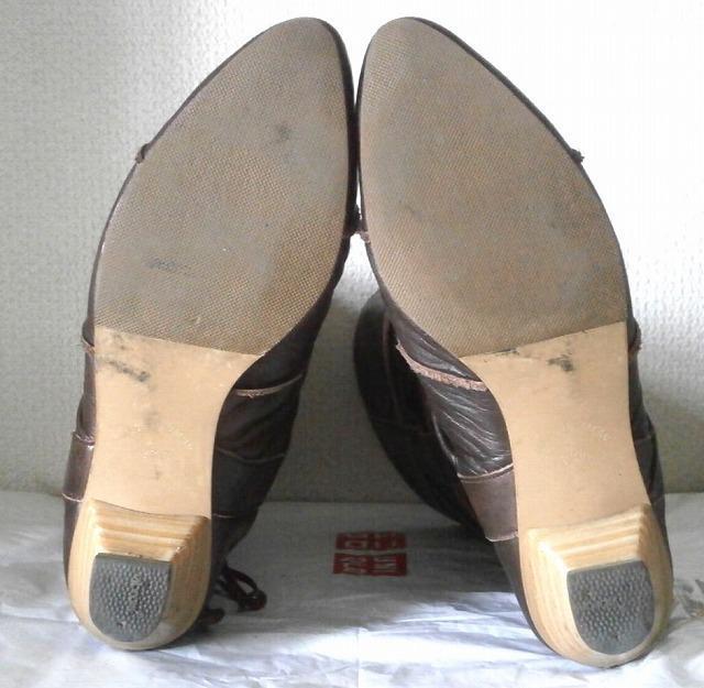 ◆レディース レザーブーツ 中古品 ブラウン 23cm < 女性ファッション  ◆レディース レザーブーツ 中古品 ブラウン 23cm < 女性ファッションの