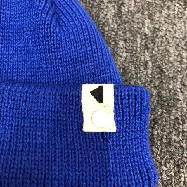 即決 新品 タグ付き adidas アディダス ビーニー ニット帽 ブルー < ブランド  即決 新品 タグ付き adidas アディダス ビーニー ニット帽 ブルー < ブランドの