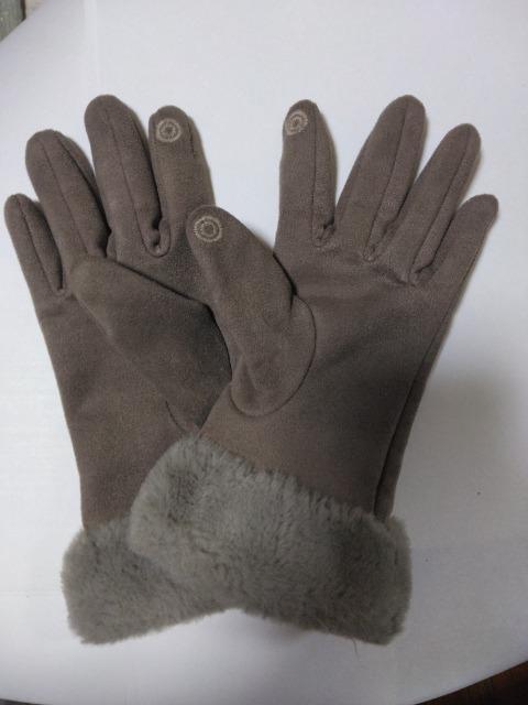 送料無料 中古 スマホ対応 手首暖か手袋グレー < 女性ファッション   送料無料 中古 スマホ対応 手首暖か手袋グレー < 女性ファッションの